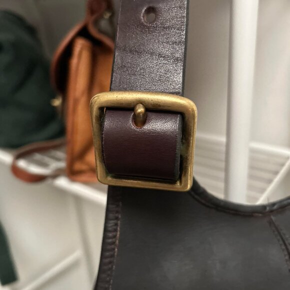 SOLD DO NOT PURCHASE Vintage Coach NYC Mocha Crescent - Picture 5 of 11